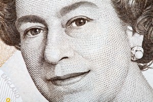 The Queen on an English Banknote